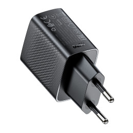 Acefast A102 GaN USB-C PD 30W tinklo įkroviklis - juodas