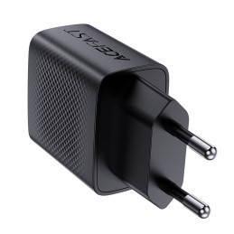 Acefast A82 GaN USB-C PD 20W tinklo įkroviklis - juodas
