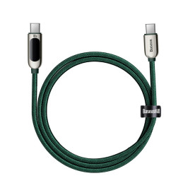 Baseus CATSK-B06 USB-C – USB-C PD laidas 100W 5A 480Mb/ s 1m – žalias