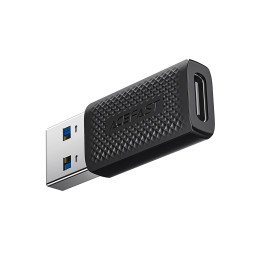 Acefast J2 USB-C 3.0 (moteriškas) į USB-A 3.0 (vyriškas) 5Gb/ s adapteris – juodas