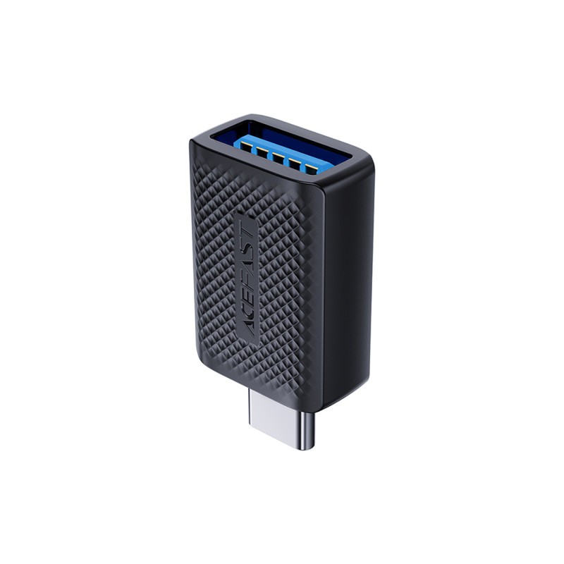 Acefast J1 USB-A 3.0 (moteris) į USB-C 3.0 (vyriškas) 5Gb/ s adapteris – juodas