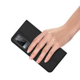 Dux Ducis Skin Pro dėklo dėklo dangtelis su atvartu Vivo X60 juodas