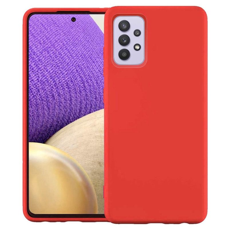Silicone Case lankstus silikoninis dėklo dangtelis, skirtas Samsung Galaxy A32 4G raudonas