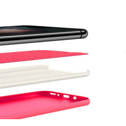 Silicone Case lankstus silikoninis dėklo dangtelis, skirtas Samsung Galaxy A32 4G raudonas