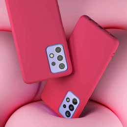 Silicone Case lankstus silikoninis dėklo dangtelis, skirtas Samsung Galaxy A32 4G raudonas