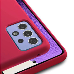 Silicone Case lankstus silikoninis dėklo dangtelis, skirtas Samsung Galaxy A32 4G raudonas