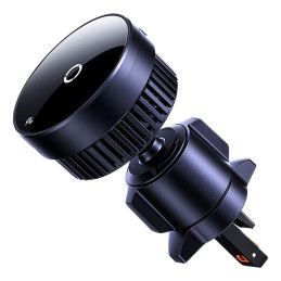 Baseus MagPro BS-CW04 automobilinis laikiklis su Qi2.0 15W indukciniu įkrovikliu orlaidei - juodas