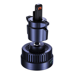 Baseus MagPro BS-CW04 automobilinis laikiklis su Qi2.0 15W indukciniu įkrovikliu orlaidei - juodas