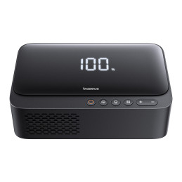 Starteris Baseus Super Energy BS-CH013 4in1 600A su žibintuvėliu / 6000mAh maitinimo blokas / kompresorius - juodas
