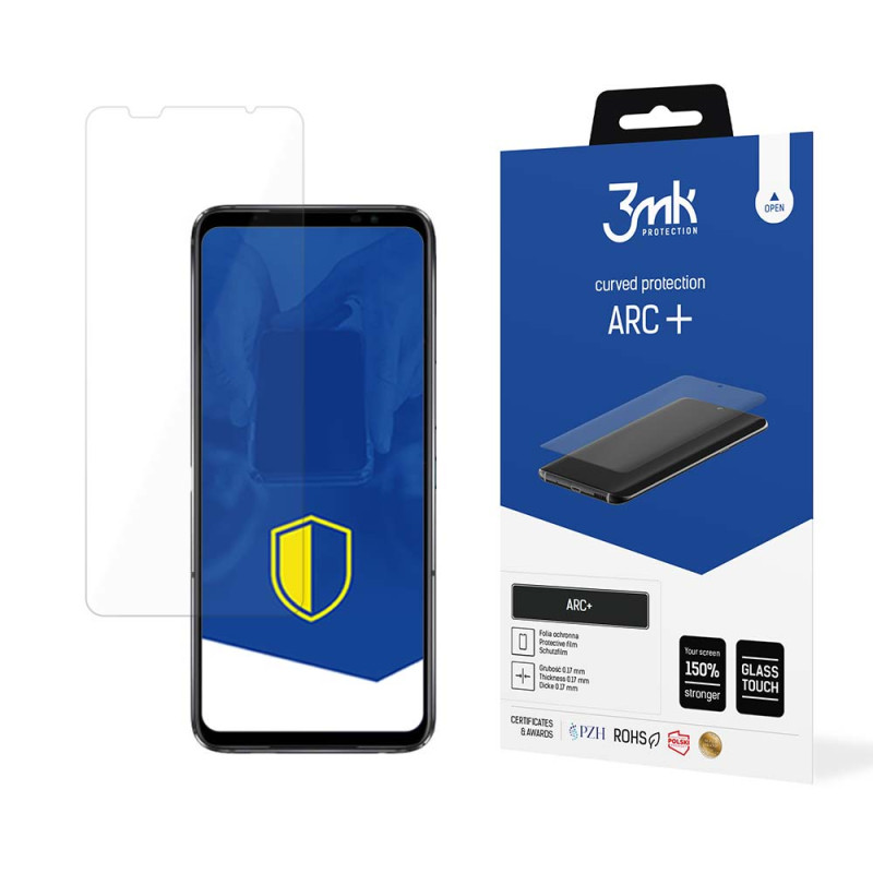 3mk ARC+ folija, skirta Asus ROG Phone 6 / 6 Pro / 6D / 6D Ultimate