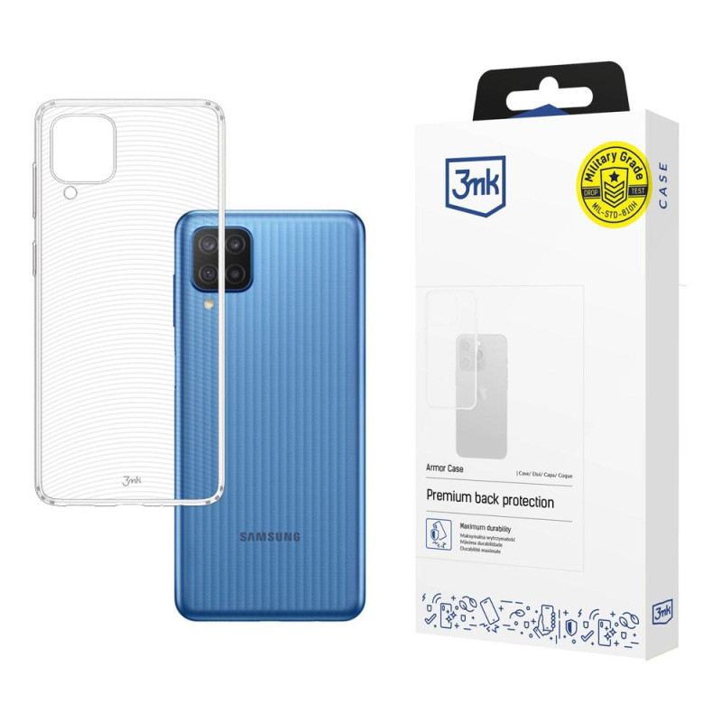 3mk Armor Case Samsung Galaxy M12 - skaidrus