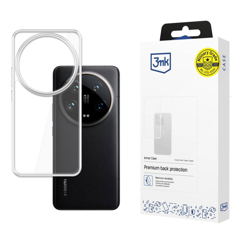 3mk Armor Case skirtas Xiaomi 14 Ultra - skaidrus