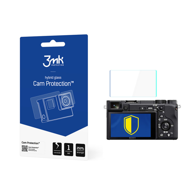 3mk Cam Protection apsauginis stiklas, skirtas Sony A6400