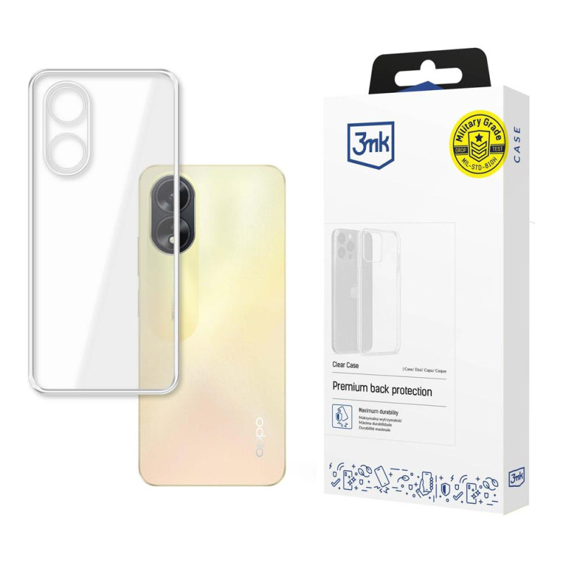 3mk skaidrus dėklas, skirtas Oppo A38 - skaidrus