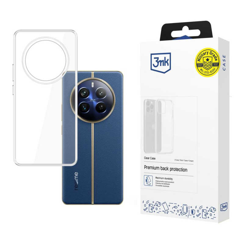 3mk skaidrus dėklas, skirtas Realme 12 Pro/ 12 Pro+ – skaidrus