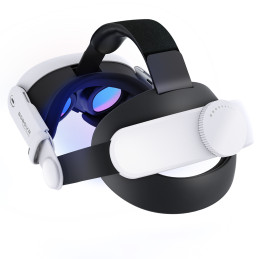 BoboVR M3 Mini įtempimą mažinantis dirželis skirtas Meta Quest 3 VR akiniams - balti ir juodi