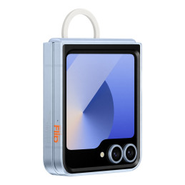 Samsung Clear Case EF-QF741CTEGWW, skirtas Samsung Galaxy Z Flip 6 - skaidrus