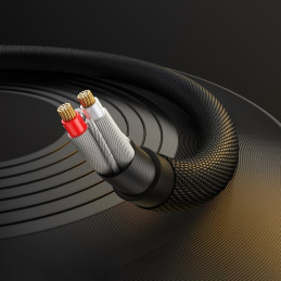 Ugreen AUX ilgintuvo kabelis 3,5 mm mini lizdas 0,2 m juodas (AV191 50253)