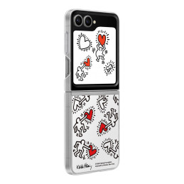Samsung Flipsuit dėklas EF-ZF741CTEGWW, skirtas Samsung Galaxy Z Flip 6 - skaidrus