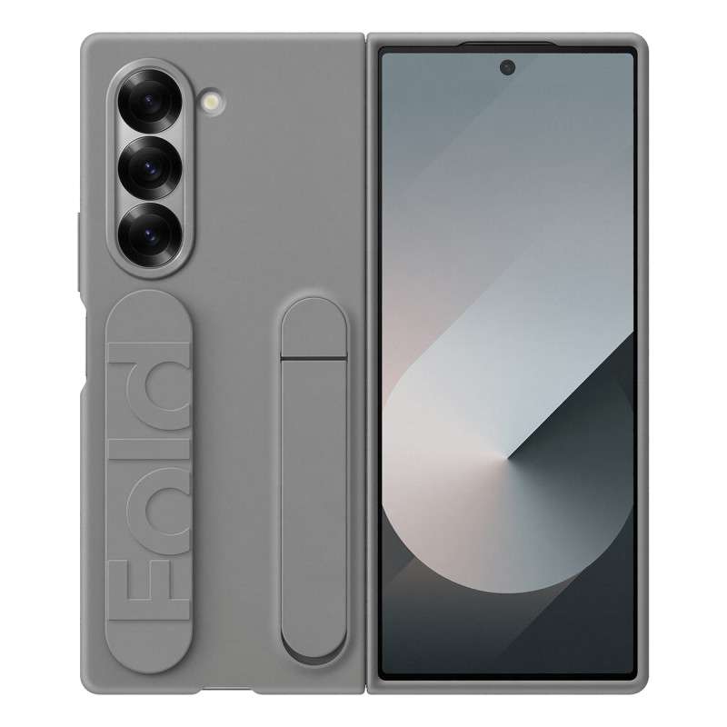 Samsung silikoninis dėklas EF-MF956TJEGWW, skirtas Samsung Galaxy Z Fold 6 – pilkas