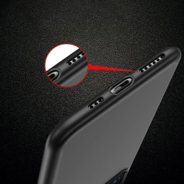 Minkštas dėklas, skirtas Motorola Edge 50 Fusion – juodas