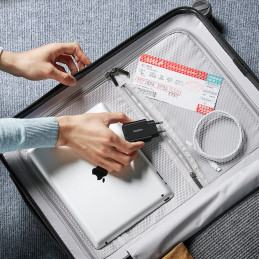 Ugreen USB Type C 20W Power Delivery sieninis įkroviklis juodas (10191)