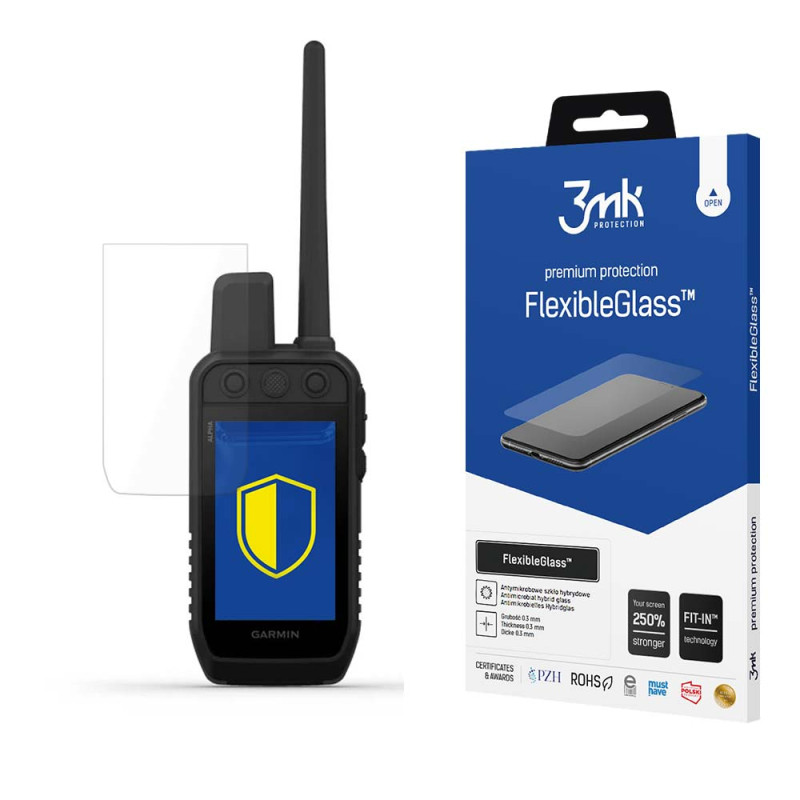 3mk FlexibleGlass™ hibridinis stiklas, skirtas Garmin Alpha 300K