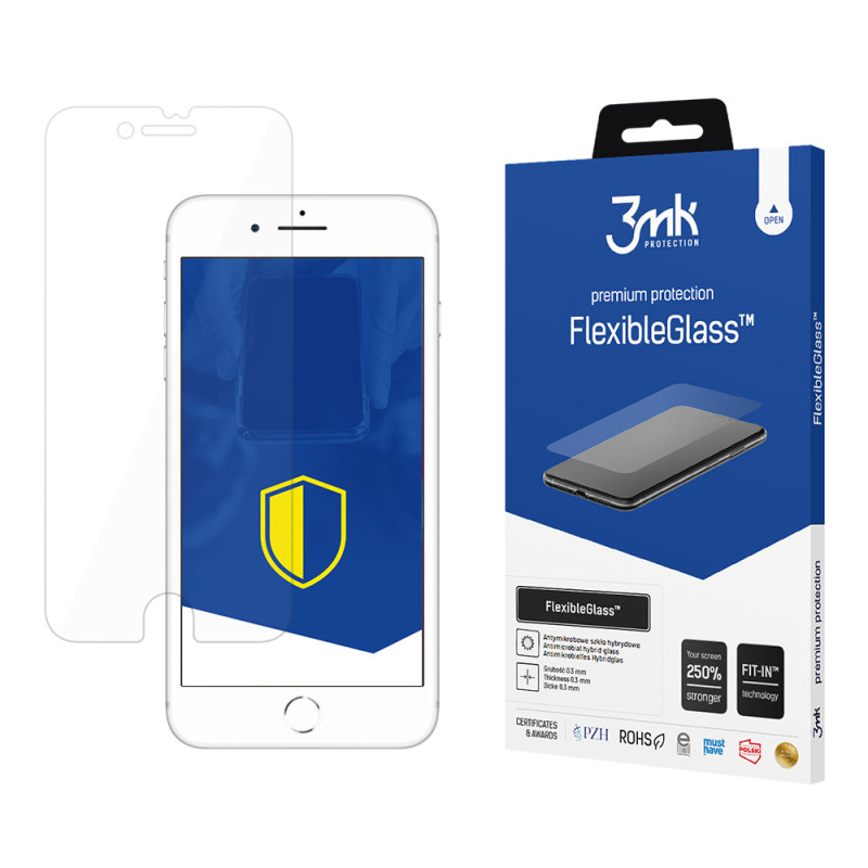 3mk FlexibleGlass™ hibridinis stiklas, skirtas iPhone 8