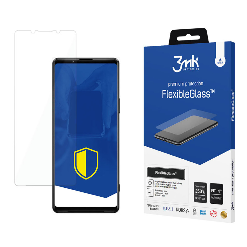 3mk FlexibleGlass™ hibridinis stiklas, skirtas Sony Xperia 1
