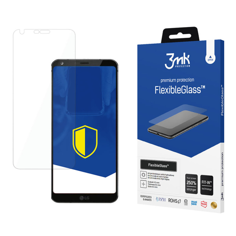 3mk FlexibleGlass™ hibridinis stiklas ant LG G6