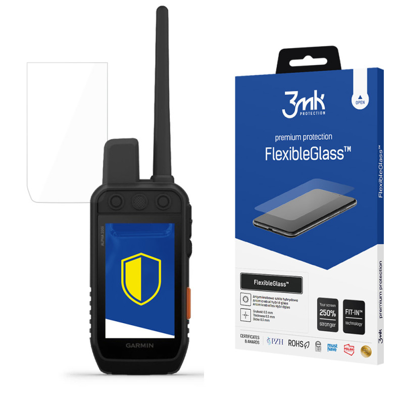3mk FlexibleGlass™ hibridinis stiklas, skirtas Garmin Alpha 200i