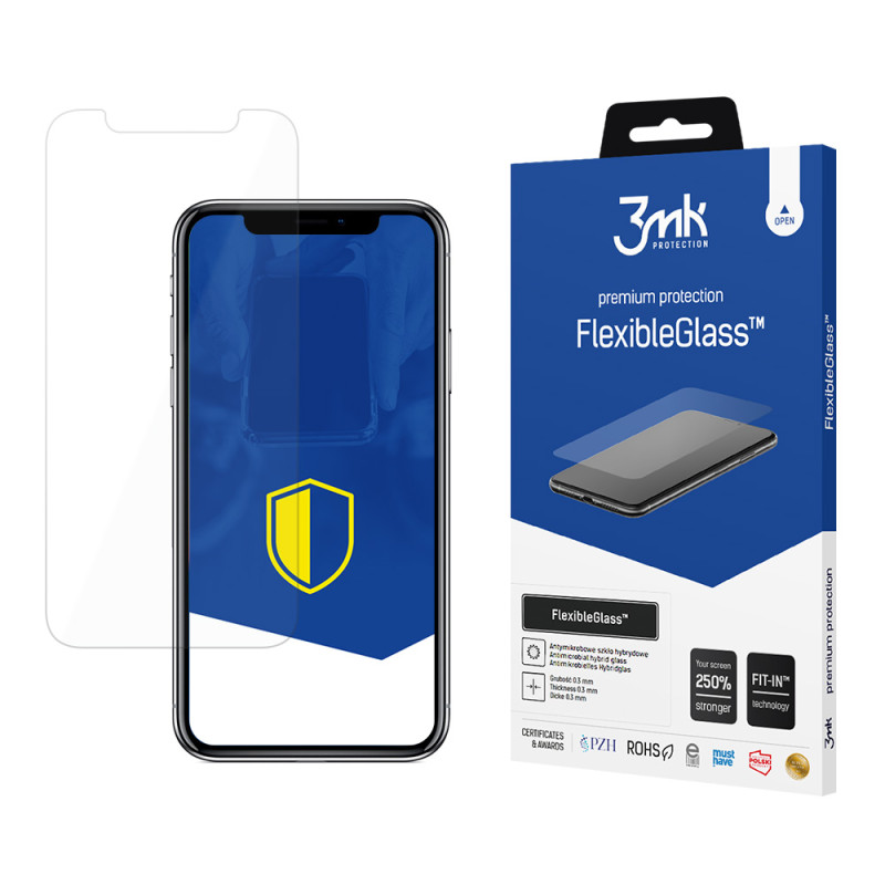 3mk FlexibleGlass™ hibridinis stiklas, skirtas iPhone X
