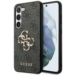 Guess 4G Big Metal Logo dėklas, skirtas Samsung Galaxy A55 - juodas