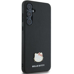Hello Kitty Metal Logo Kitty Head dėklas Samsung Galaxy A55 - juodas