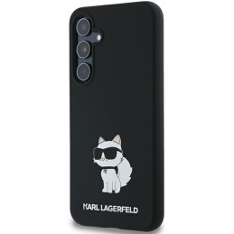 Karl Lagerfeld Silicone Choupette dėklas Samsung Galaxy A55 - juodas