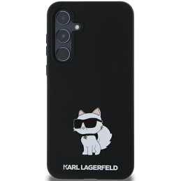 Karl Lagerfeld Silicone Choupette dėklas Samsung Galaxy A55 - juodas
