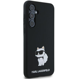 Karl Lagerfeld Silicone Choupette dėklas Samsung Galaxy A55 - juodas