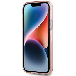 Karl Lagerfeld IML Choupette MagSafe dėklas iPhone 12/ 12 Pro - rožinis