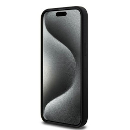 Karl Lagerfeld Silicone Choupette Head MagSafe dėklas iPhone 15 Pro - juodas