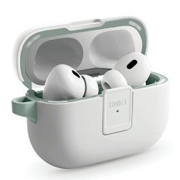 UNIQ Clyde Lock Case, skirtas AirPods Pro 2 (2022/ 2023) – smėlio ir geltonos spalvos