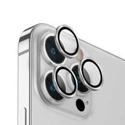 UNIQ Optix aliuminio fotoaparato objektyvo apsauga, skirta iPhone 14 Pro / 14 Pro Max fotoaparato objektyvas su aplikato...