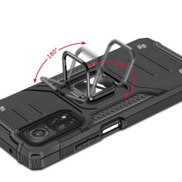 Wozinsky Ring Armor Armored Hybrid Case Cover + Magnetinis laikiklis, skirtas Samsung Galaxy A72 4G raudonas