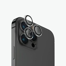 UNIQ Optix Clear Camera Lens Protector iPhone 15 Pro Max fotoaparato objektyvui su aplikatoriumi - skaidrus