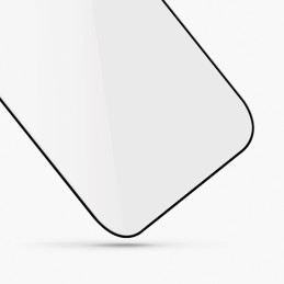 UNIQ Optix Matte matinis grūdintas stiklas iPhone 14/ 13/ 13 Pro su aplikatoriumi