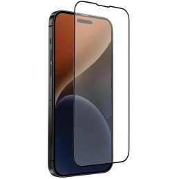 UNIQ Optix Matte matinis grūdintas stiklas, skirtas iPhone 15 Pro Max su aplikatoriumi