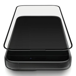 UNIQ Optix Matte matinis grūdintas stiklas, skirtas iPhone 15 Pro Max su aplikatoriumi