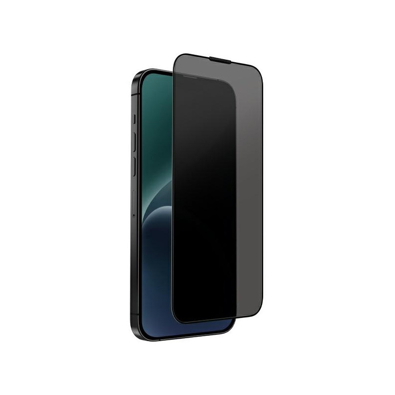 UNIQ Optix Privacy grūdintas stiklas skirtas iPhone 15 Pro Max su aplikatoriumi