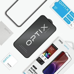 UNIQ Optix Vivid stiklas skirtas iPhone 15 Pro Max su aplikatoriumi