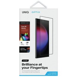 UNIQ Optix Vivid stiklas, skirtas Samsung Galaxy S24+ su aplikatoriumi