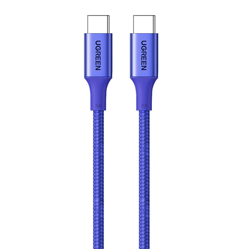 Ugreen US316 15309 USB-C / USB-C PD laidas 100W 1m – mėlynas